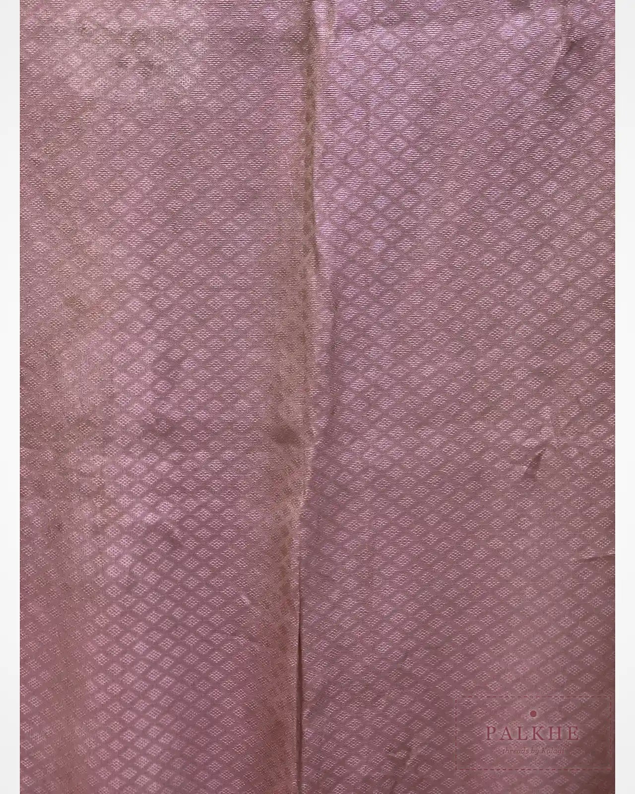 Mauve Pink Organza Tissue x Hand Embroidery