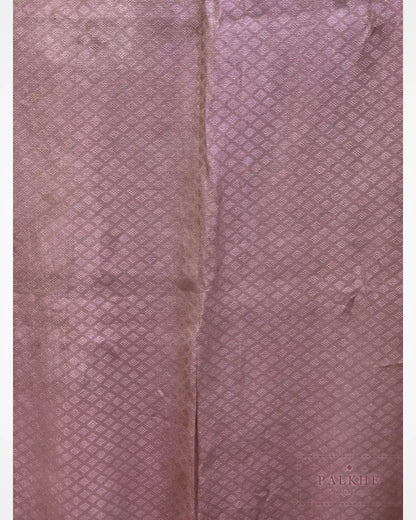 Mauve Pink Organza Tissue x Hand Embroidery