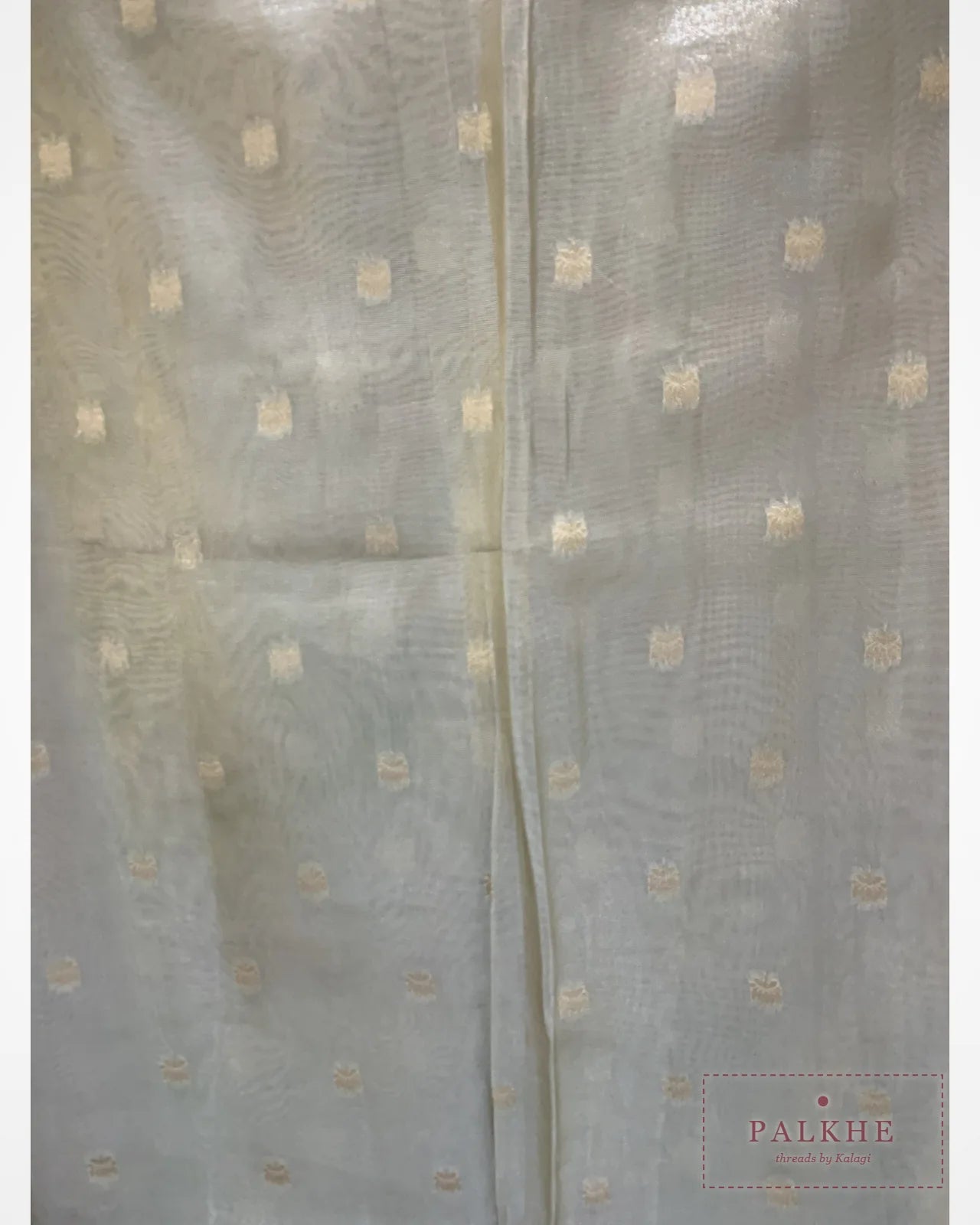 Pista Green Paithani Butti in Tissue Silk