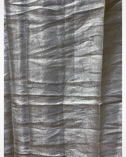 Golden Tissue Silk x Hand Embroidery