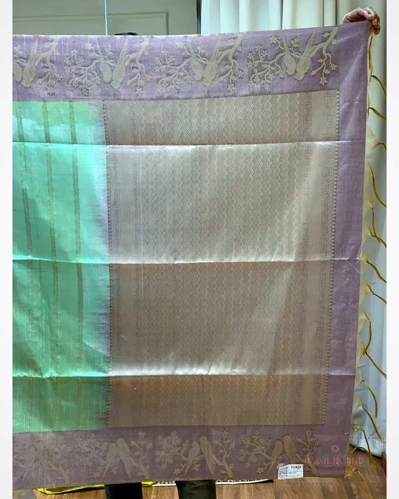 Green Tussar Silk
